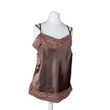 Brown Satin Cami
