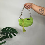 Green Woven Mini Bag Kbas