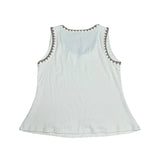 Cream & Brown Vest Top