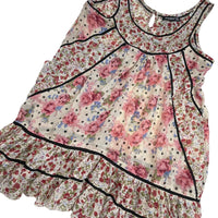 00’s Mesh Floral Top