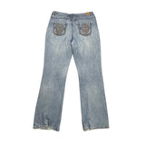 Y2K Embroidered Denim Jeans
