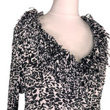 Ruffle Leopard Print Blouse
