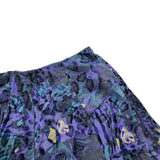 Purple Animal Print Midi/Maxi Skirt