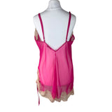Y2K Pink Mesh Slip Dress