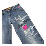 2000’s Graphic Apple Bottom Jeans