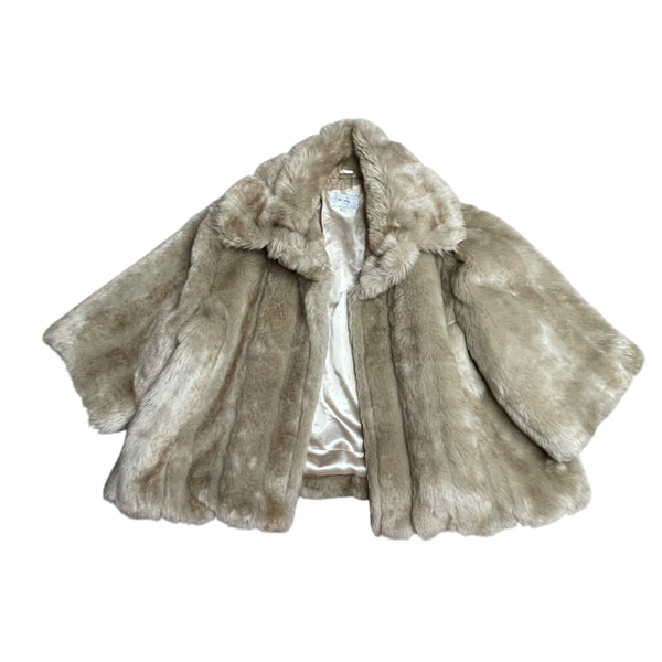 Faux Fur Cropped Coat