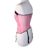 Pink Strapless Corset
