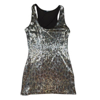 00’s Jane Norman Sequin Animal Print Cami
