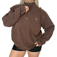 Brown Timberland 1/4 Zip