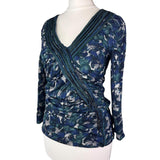 Blue Vintage Long Sleeve Top