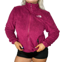 Pink The North Face Fleece Zip Up