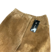 Vintage Leather Tan Trousers