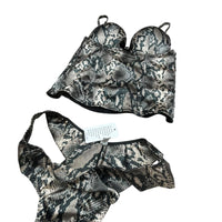 Leopard Print Corset Cami Set