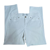 Y2K White Diamanté Jeans