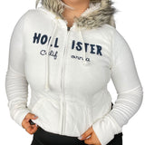 Hollister Faux Fur Zip Up