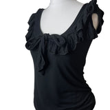 Y2K Ruffle Top