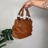 Tan Vintage Leather Handbag