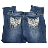 Y2K Embroidered Denim Jeans