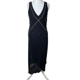 Vintage Beaded Maxi Dress