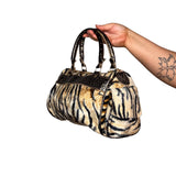Y2K Tiger Faux Fur Bag