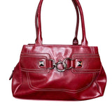 Red Faux Leather Bag Y2K