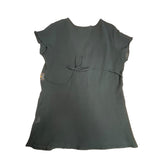 Y2K Black Tie Back Top
