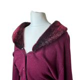 Vintage BAY Burgundy Cardigan