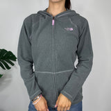 Grey The North Face Fleece Zip Up