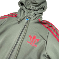 Khaki Vintage Adidas Zip Up