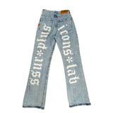 Graphic Print Jeans