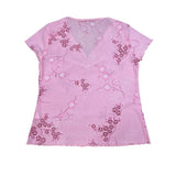 Y2K Pink Mesh Top