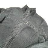 Black Corduroy Fleece Zip Up