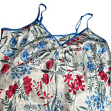 Floral Satin Maxi Dress