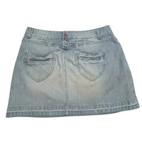 Denim Stripe Skirt