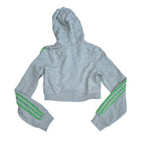 Y2K Adidas Cropped Zip Up Hoodie
