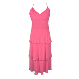 Y2K Layered Pink Beaded Dress