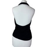 Y2K Halter Neck Sequin Top