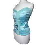 00’s Jane Norman Baby Blue Corset Top