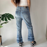 Desigual Embroidered Jeans