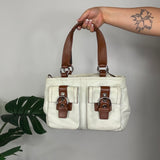 Coach 2000’s Soho Double Pocket Satchel Leather Bag