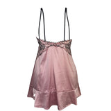 Y2K Pink Satin Slip Dress