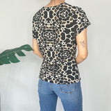 Animal Print Y2K Top