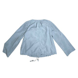 Grey Y2K Ruffle Jacket