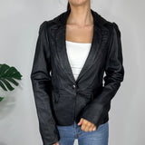 Vintage Leather Blazer
