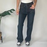 Y2K Studded Denim Jeans