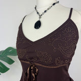 Black Gem Y2K Necklace