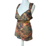 Sequin Tie Back Vintage Cami