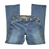 Embroidered Denim Bootcut Jeans