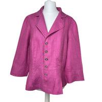 Pink Linen Blazer