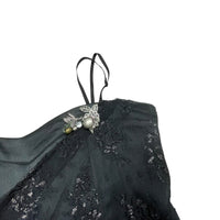 Vintage Black Corset Cami